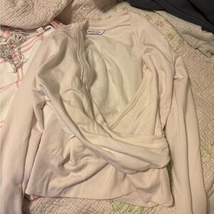 Athleta Off-White Cozy Top